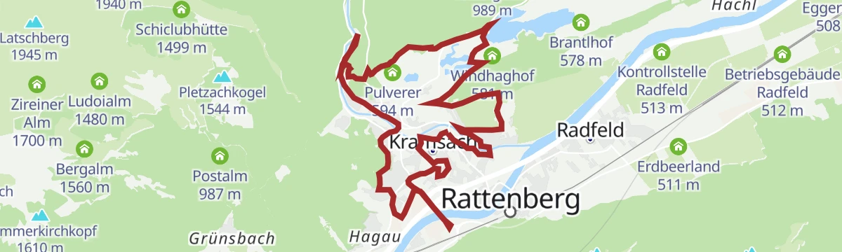Route map: Skulpturenwanderweg - Alois Schild